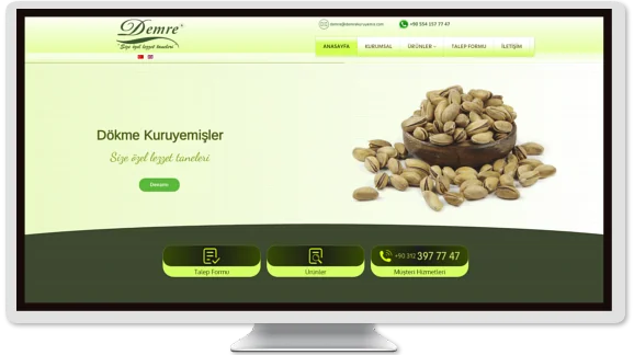 Web Tasarım  demre kuruyemiş