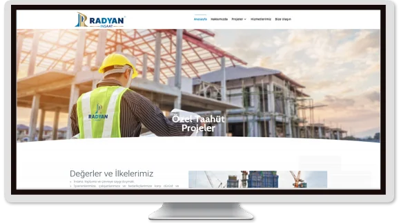 Web Tasarım Radyan inşaat